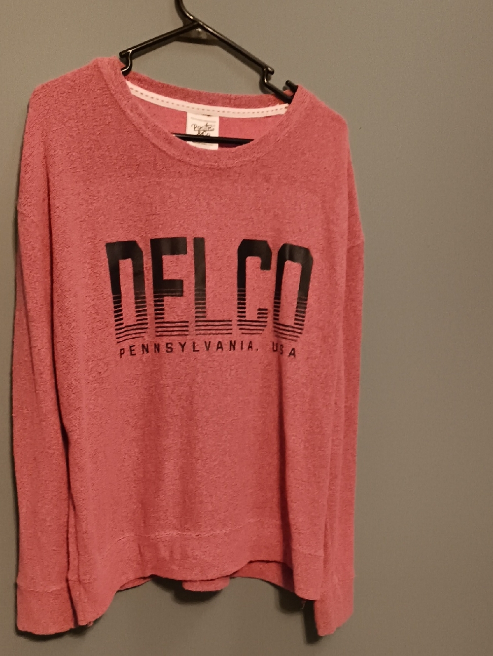 Delco Pullover Crewneck Sweater - Dusty Rose
